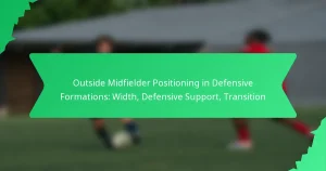 Outside Midfielder Positioning in Defensive Formations: Width, Defensive Support, Transition